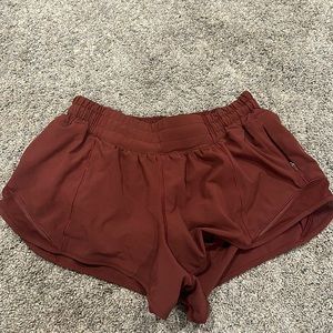 Lulu lemon hotty hot shorts